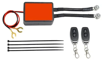 Immagine prodotto di Interruttore di scollegamento della batteria, telecomando, capacità 300 A, 2 telecomandi