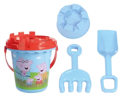 Immagine prodotto di Secchiello da spiaggia Peppa Pig blu - 5 pezzi