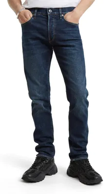 Immagine prodotto di G-STAR Jeans slim fit da uomo, colore blu (effetto "worn" in tonalità blu scuro, modello 51001-C052-B843), taglia 36W / 3