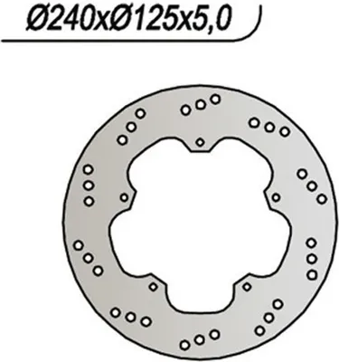 Imagen del producto de NG BRAKES Disco de freno redondo rígido