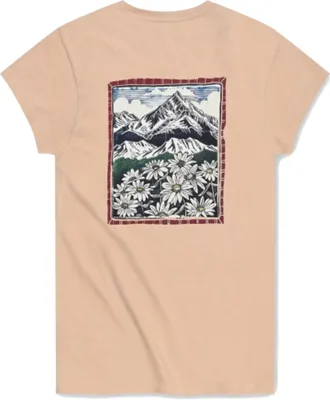 Produktbild von Bavarian Caps Damen Motiv T-Shirt , Alpinum - Beige, L