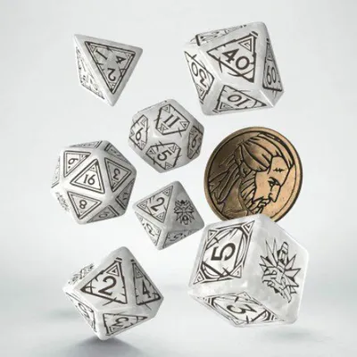 Produktbild von The Witcher Dice Set: Geralt - The White Wolf