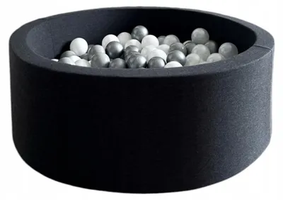 Produktbild von Monio for Kids Trocken Spielbecken 90cm Grau mit 250 Bällen