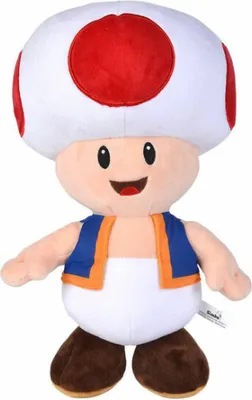 Zdjęcie produktu dla Simba Maskotka Pluszowa Toad 40 cm - Super Mario Bros, Oficjalny Produkt