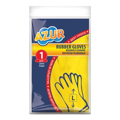 Obrázek produktu pro Rukavice gumové AZUR L