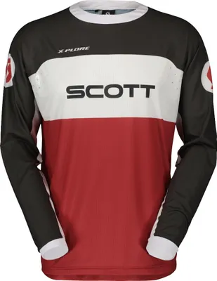 Produktbild von Scott 450 X-Plore Swap Motocross Jersey, rot/schwarz, S