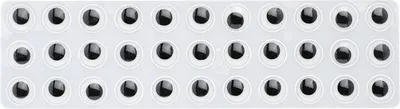 Produktbild von Wackelaugen selbstklebend rund Ø 15 mm 23 Stück