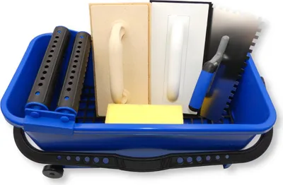 Produktbild von DEWEPRO Profi Fliesenleger Waschset 8-teilig 20l Box Werkzeug Zubehör