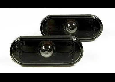 Produktbild von Seitenblinker schwarz für VW Bora T5 Golf 3 4 2x Klarglas