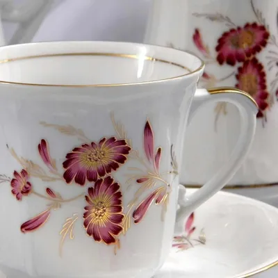 Produktbild von MALCER Kaffeeservice Kamelia 1 Person 3-teilig Porzellan