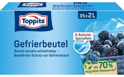 Zdjęcie produktu dla Toppits 2802887003 35 Toppits Gefrierbeutel 2,0 l