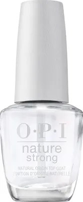 Produktbild von OPI Nature Strong, 15 ml, Transparent, Glanzpressen, Ausblasschutz, Glanz, Pinsel, Flasche