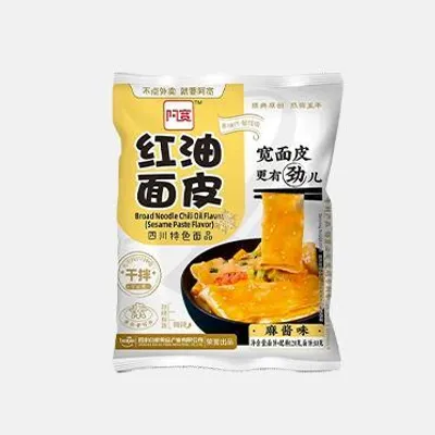 Produktbild von Baijia A-Kuan Sichuan Breite Nudel - Sesampaste Geschmack 115g
