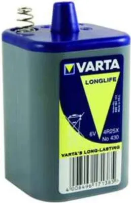 Image de Varta LongLife Pile monobloc au chlorure de zinc 6 V (Bulk)
