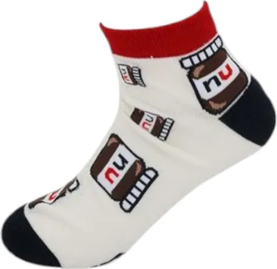 Socke mit Muster
