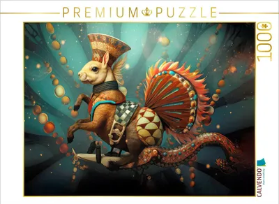 Produktbild von CALVENDO Puzzle Zirkuszauber mit Fantasie | 1000 Teile Lege-Größe 64x48cm Foto-Puzzle für glückliche Stunden