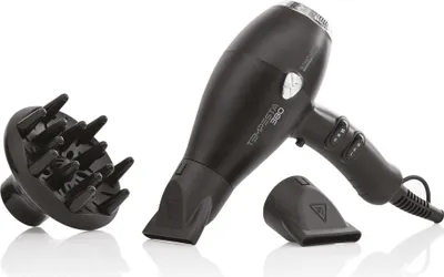 Obrázok produktu pre Xanitalia | Fén Tempesta 380 - čierny - kompaktný - profesionálny fén - ergonomický dizajn