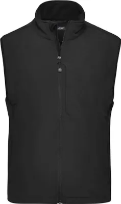 Produktbild von Men's Softshell Vest Trendige Weste aus Softshell black, Gr. M