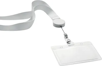 Produktbild von MidOcean - "Zip Lanyard" Schlüsselband MO1240 (Einheitsgröße) (Weiß)