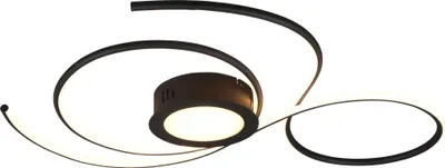 Zdjęcie produktu dla Lampa sufitowa LED JIVE 48W Od 2700 do 6000K 5600lm metal czarno-biała wym:7,6x80x73cm IP20 Trio