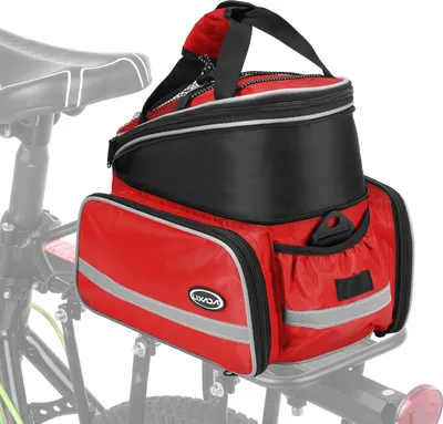 Produktbild von Lixada wasserdichte Fahrrad-Rš¹cksitztasche Fahrrad-Kofferraumtasche Fahrrad-Packtasche Umh?ngetasche mit Regenschutz