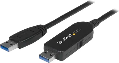 Obrázek produktu pro StarTech.com USB3LINK, 1,8 m, USB A, USB A, USB 3.2 Gen 1 (3.1 Gen 1), Samec/samec, Černá