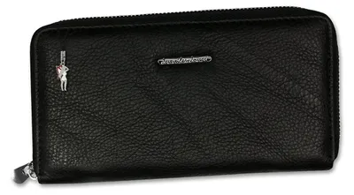 Produktbild von Jennifer Jones Damen Handgelenktasche schwarz Leder 19x10x2,5 D2OTJ504S