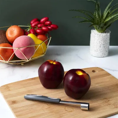 Image de CMP KU6495 Écorceur à pommes en acier inoxydable, gris-violet
