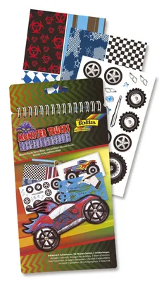 Produktbild von folia Schablonenbuch Trucks klein