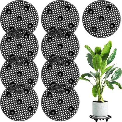 Image de Support pour plantes - Lot de 9 pièces, hauteur 30 cm - Idéal pour le drainage et la décoration, pour le jardin et l'intérieur