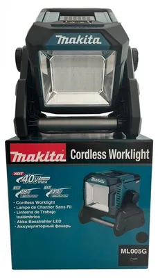Produktbild von Makita ML005G, LED, 4,6 kg, IP65, Schwarz, Blau, Flood work light