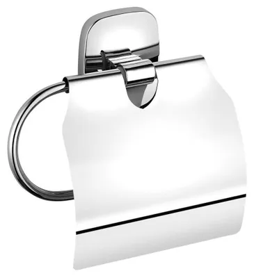 Productafbeelding van Aqualine RUMBA toiletrolhouder met deksel, chroom