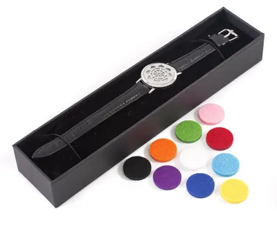 Produktbild von Aromatherapie-Diffuser-Armband mit Lederarmband