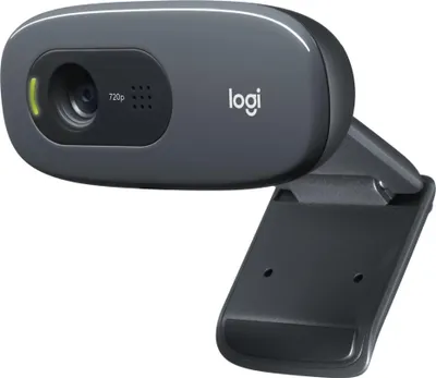 A Logitech C270 webcam is shown against a white background.