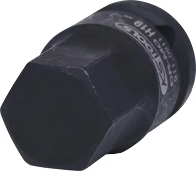 Produktbild von KS TOOLS 1/2' Kraft-Bit-Stecknuss Innensechskant, kurz, 19 mm ( 911.0911 )