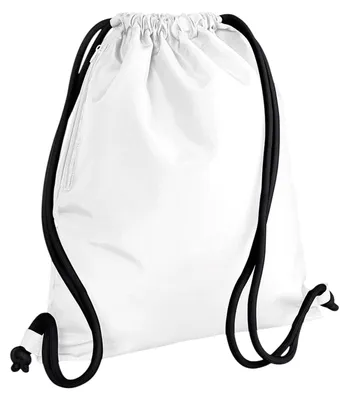 Produktbild von Bagbase - Turnbeutel "Icon" FK2012 (Einheitsgröße) (Weiß/Schwarz)