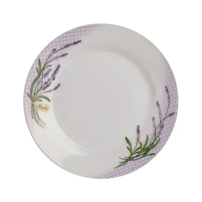 Image de assiette à dessert 19cm porcelaine LAVENDER