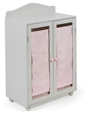 Image de Bayer Chic 2000 524-91 : Armoire pour poupées, meubles pour poupées, armoire à poupées, Puntos