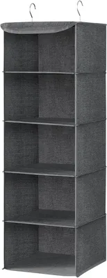 Imagen del producto de Organizador colgante con 5 compartimentos - Organizador de armario colgante - Plegable - Sin necesidad de montaje