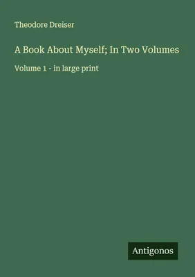 Produktbild von A Book About Myself; In Two Volumes