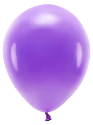 Image de Ballons écolos 26cm pastel, violet (1 paquet / 100 pièces)
