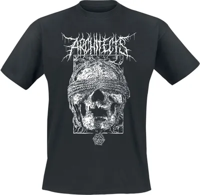 Produktbild von Architects T-Shirt Uni Blindfolded Skull schwarz M