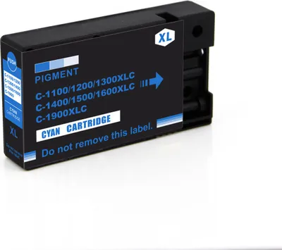 Produktbild von TECHTEK Tinte Ersetzt PGI-1100, PGI-1200, PGI-1300, PGI-1400, PGI-1500, PGI-1600, PGI-1900XLC Kompatibel mit [Canon] MAXIFY MB 2010, MAXIFY MB 2020,