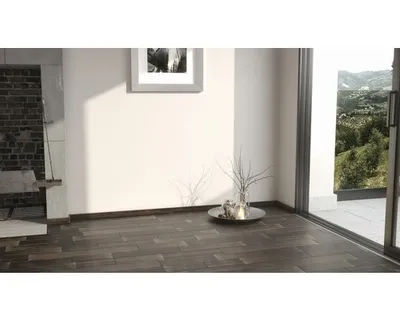 Produktbild von SKANDOR Sockelleiste MDF SU60L furniert Eiche dunkel 2400 x 58 x 19 mm