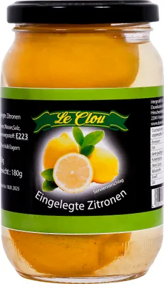 Produktbild von Eingelegte Zitronen, ganz, 350 g / 180