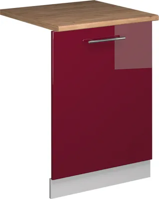 Obrázek produktu pro Čelní panel myčky Vicco Fame-Line Bordó červená vysoký lesk 60 cm , PD Dub, Model 54826