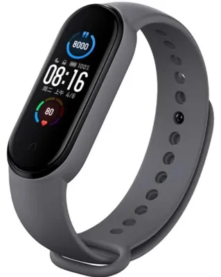 Obrázok produktu pre Náramok pre fitness náramok Xiaomi Mi Band, modely M5 a M6, farba: sivá