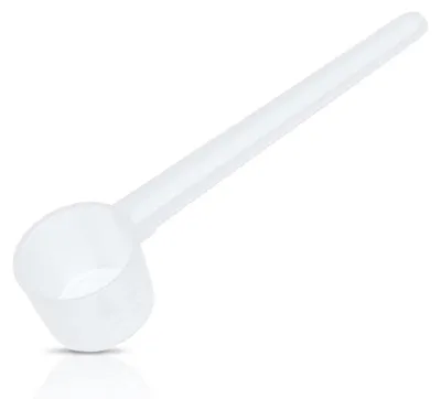 Dosierlöffel 5 g, transparent mit Skala 2/3/4 g, 1 St.