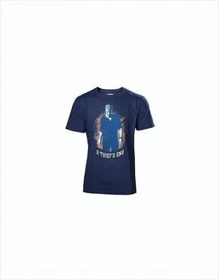 Produktbild von Uncharted 4 T-Shirt -L- A Thief's End, blau