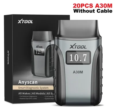 Image de Appareil de diagnostic automobile - Scanner OBD2 A30M - Kit de 20 pièces - Bluetooth - OBD-II - Analyse moteur - Tests actifs - Mises à jour logicielles es